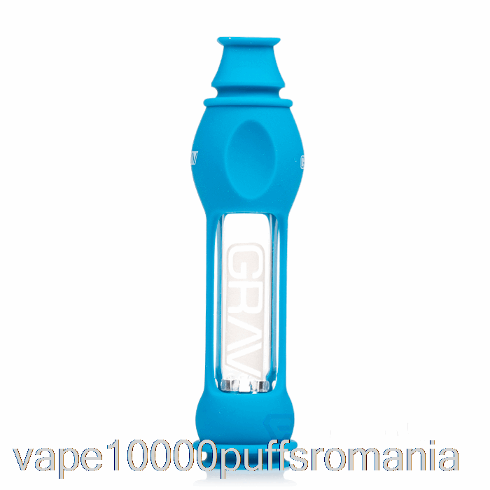 Vape Romania Grav Octo-taster Cu Piele De Silicon Albastru